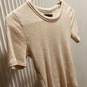 Abercrombie&Fitch Soft Creme Textured Shirt